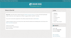 Desktop Screenshot of maianmail.com