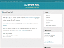 Tablet Screenshot of maianmail.com